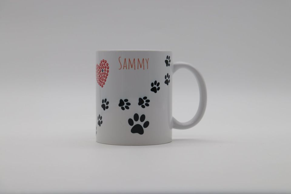 Hundetasse mit Namen und Bild