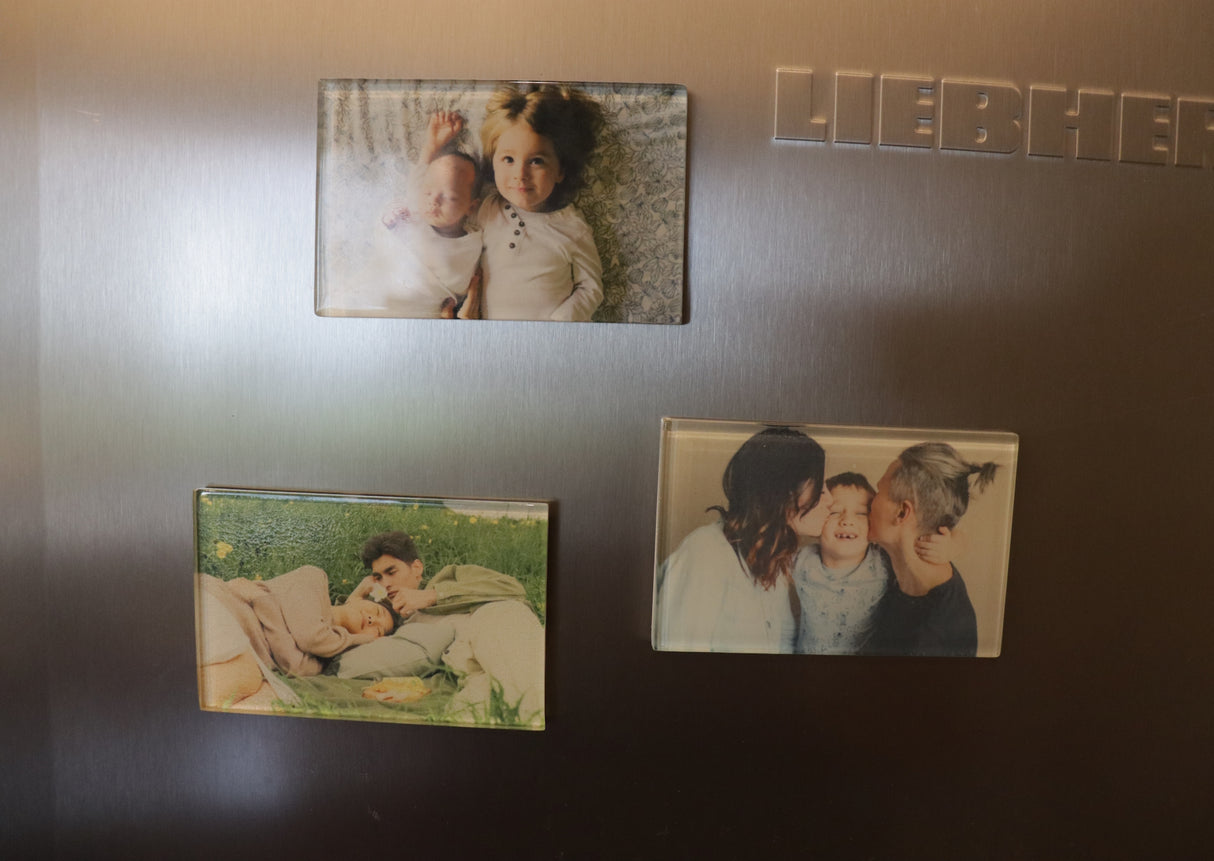 Kühlschrankmagnete aus Glas - Ab 3,90€/Stück!