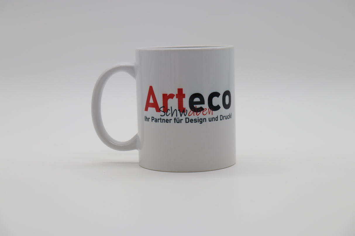 Hochwertige Tasse mit Firmenlogo / Bild - Ab 3,50€/Tasse
